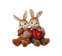 Goebel 66-845-84-1 Figurine de Lapin Mon trésor de Saint-Valentin en faïence Dimensions : 12 x 8 x 12 cm