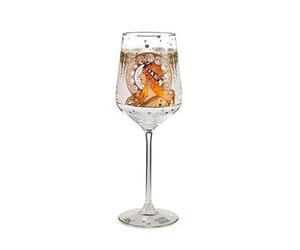 Goebel Artis Orbis 66-926-64-1 Verre à vin Motif signe du zodiaque d'Alphonse Mucha Multicolore 8,5 x 8,5 x 25 cm