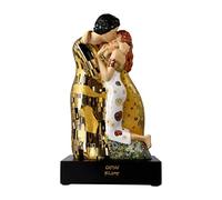 Goebel Artis Or igurine Le Baiser - Sculpture en Porcelaine d'après Gustav Klimt - 33 cm - Figurine décorative de Style Art Nouveau