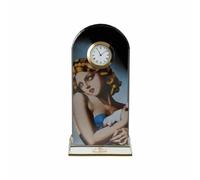 Goebel Artis Orbis Tamara de Lempicka Femme avec colombe - Horloge de table 67070121