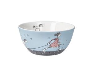 Goebel Bol d'artiste à collectionner - Ils sont tous fous de Barbara Freundlieb en porcelaine fine - 15 x 7 cm - 27-001-21-1