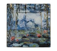 Goebel Bol d'artiste à collectionner nénuphars avec saule de Monet en porcelaine fine, 16 x 2 cm, 66-516-72-1