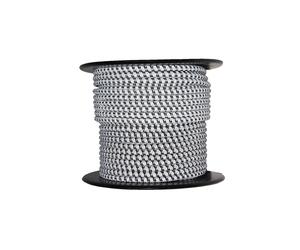 Göbel Cordelette élastique électrifiée 6 mm, 3 conducteurs inox, rouleau de 25 m conducteur de courant