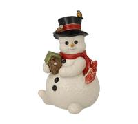 Goebel Figurine Bonhomme de Neige - Déménagement dans Le Quartier d'hiver de Noël