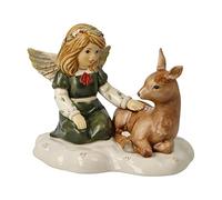 Goebel Figurine d'ange « Beschützt sollst du Sein » - Forêt d'hiver de Noël