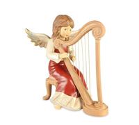 Goebel Figurine d'ange Douce mélodie Bordeaux - Messager céleste de Noël