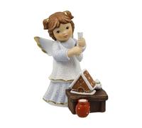 Goebel Figurine d'ange Mignonne Maison croustillante - Boulangerie de Noël Nina & Marco