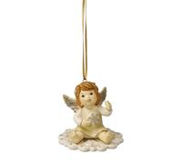 Goebel Figurine d'ange sur Le Chemin de la Terre - Messager céleste Champagne de Noël
