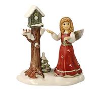 Goebel Figurine d'ange Visite céleste - Forêt d'hiver de Noël