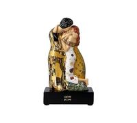 Goebel Gustav Klimt 66-488-96-1 Figurine de Collection Le Baiser en Porcelaine Noir 11 x 7 x 18 cm