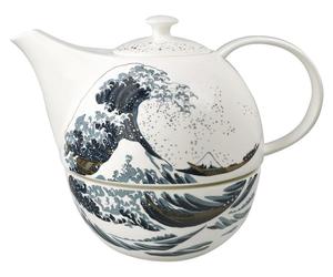 Goebel Hokusai- Die Große Welle (Teekanne mit Stövchen, New Bone China) | Art.-Nr. 67075201 | EAN 4005169373671