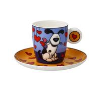 Goebel Love Dog Tasse à expresso Ed Heck Pop Art