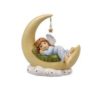 Goebel Nina und Marco 11-750-99-1 Figurine d'ange à Collectionner en Porcelaine avec Lune et étoile