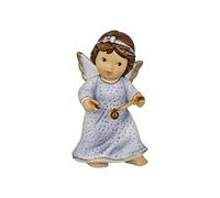 Goebel Nina und Marco Kling 11-750-85-1 Clochette Ange avec Clochette et Pierre de Cristal en Porcelaine