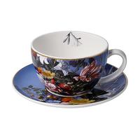 Goebel Porzellan Jan Davidsz de Heem Tasse à thé/cappuccino Motif fleurs d'été