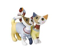 Goebel Rosina Wachtmeister 31-400-66-1 Luca e Sofia Couple de Chats en Porcelaine Biscuit