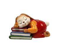 Goebel Statuette de Lapin école de Lapin Courte Pause, fabriquée en faïence, Dimensions : 10 x 6 x 6 cm, 66-845-85-1