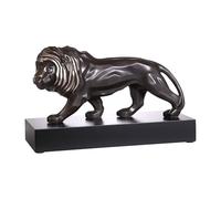 Goebel Studio 8 Figurine de Lion Serengeti - Sculpture en Porcelaine génoise - Lion 43,5 cm - Figurine décorative Moderne - Objet d'art pour Le Salon