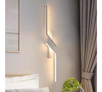 Goeco Applique Murale Intérieure LED 81CM 24W 3000K 2700LM, Blanc
