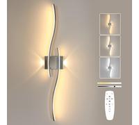 Goeco Applique Murale LED, 89CM 29W 3262LM 3000K-6500K, Chromé