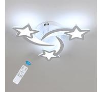 Goeco Plafonnier LED Dimmable, 30W 3375LM 3-Étoile 54CM, Blanc