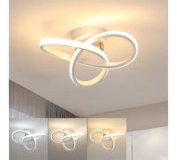 Goeco Plafonnier LED Moderne 20W 2200LM 3000K/4500K/6500K, Blanc