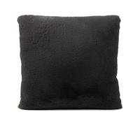 Gözze - Coussin Décoratif Carré, Housse en Fourrure Synthétique, 100% Polyester, 60 x 60 cm - Anthracite