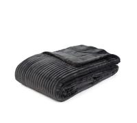 Gözze - Couverture douce et moelleuse, aspect Velours côtelé, 1620g/Stück, 150 x 200 cm - Anthracite