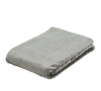 Gözze - Couverture douillette, Memphis, lourde 300 g/m², 220 x 240 cm - Argenté