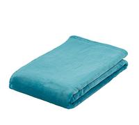 Gözze - Couverture douillette, Memphis, lourde 300 g/m², 220 x 240 cm - Pétrole