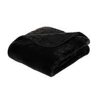 Gözze - Couverture Douillette Premium Cashmere-Feeling, 500 g/m², 180 x 220 cm - Noir
