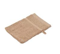 Gözze - Gant de Toilette, Lot de 4, Doux et absorbant, 100% Coton, 16 x 21 cm - Cappuccino