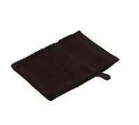 Gözze - Gant de Toilette, Lot de 4, Doux et absorbant, 100% Coton, 16 x 21 cm - Chocolat