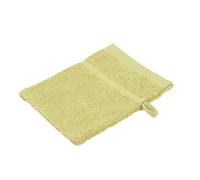 Gözze - Gant de Toilette, Lot de 4, Doux et absorbant, 100% Coton, 16 x 21 cm - Vert citron
