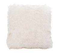 Gözze - Housse de coussin, aspect Fourrure, Design Renard Polaire, 50 x 50 cm - Blanc