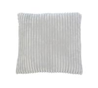 Gözze - Housse de Coussin aspect Velours côtelé, Lot de 2, 50 x 50 cm - Argenté
