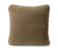 Gözze - Housse de Coussin douillette, Merino Feeling, 50x50 cm - Taupe