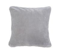 Gözze - Housse de Coussin Premium Cashmere-Feeling, Lot de 2, 500 g/m², 50 x 50 cm - Argenté