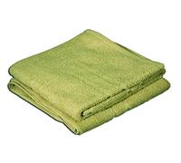Gözze - Lot de 2 Tapis de bain, 100% Coton, 50 x 70 cm - Vert citron