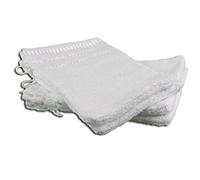 Gözze - Lot de 4 Gants de Toilette, Berlin, 100% Coton, 17 x 24 cm - Blanc