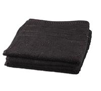 Gözze - Lot de 4 Serviettes, Berlin, 100% Coton, 50 x 100 cm - Noir