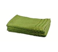 Gözze - Lot de 4 Serviettes d'invité, Berlin, 100% Coton, 30 x 50 cm - Vert citron