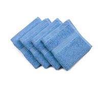 Gözze - New York Essuie-Mains, Lot de 4, Doux et absorbant, 100% Coton, 30 x 30 cm - Fjord