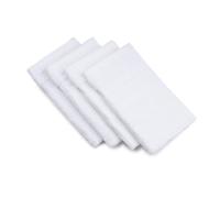 Gözze - New York Serviette d'invité, Lot de 4, Douce et absorbante, 100% Coton, 30 x 50 cm - Blanc