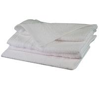 Gözze - Serviette d'invité, Lot de 4, Douce et absorbante, 100% Coton, 30 x 50 cm - Blanc