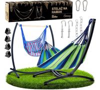 GoGarden 2in1 Fauteuil suspendu&support pour hamac, graphite