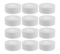 Gogogmee 12 Rouleaux Coussinet de Col Autocollant Anti-Transpiration 2,5 CM X 5 M, Bande Absorbante Blanche Découpable, Protège-Col Jetable pour Chemises, Manteaux et Chapeaux, Pack de 12