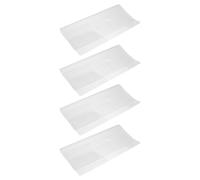 Gogogmee 4 Pièces Pochettes de Protection en Pvc Mat pour Cahiers 48k Hoboweeks, Couverture Imperméable Anti-poussière, Transparente et Résistante, Adaptée pour Fournitures de Bureau et