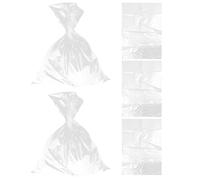 Gogogmee 5 Pièces Housse de Protection Transparente pour Meubles Sac Plastique Épais Réutilisable Anti-poussière et Anti-humidité Protection pour Canapé et Appareils Électroménagers