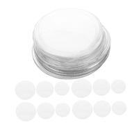 Gogogmee 60 Pièces Étui à Badge Rond en Pvc Film de Protection Transparent, Protection Complète Facile à Installer pour Épingle Émaillée, pour Rangement et Affichage